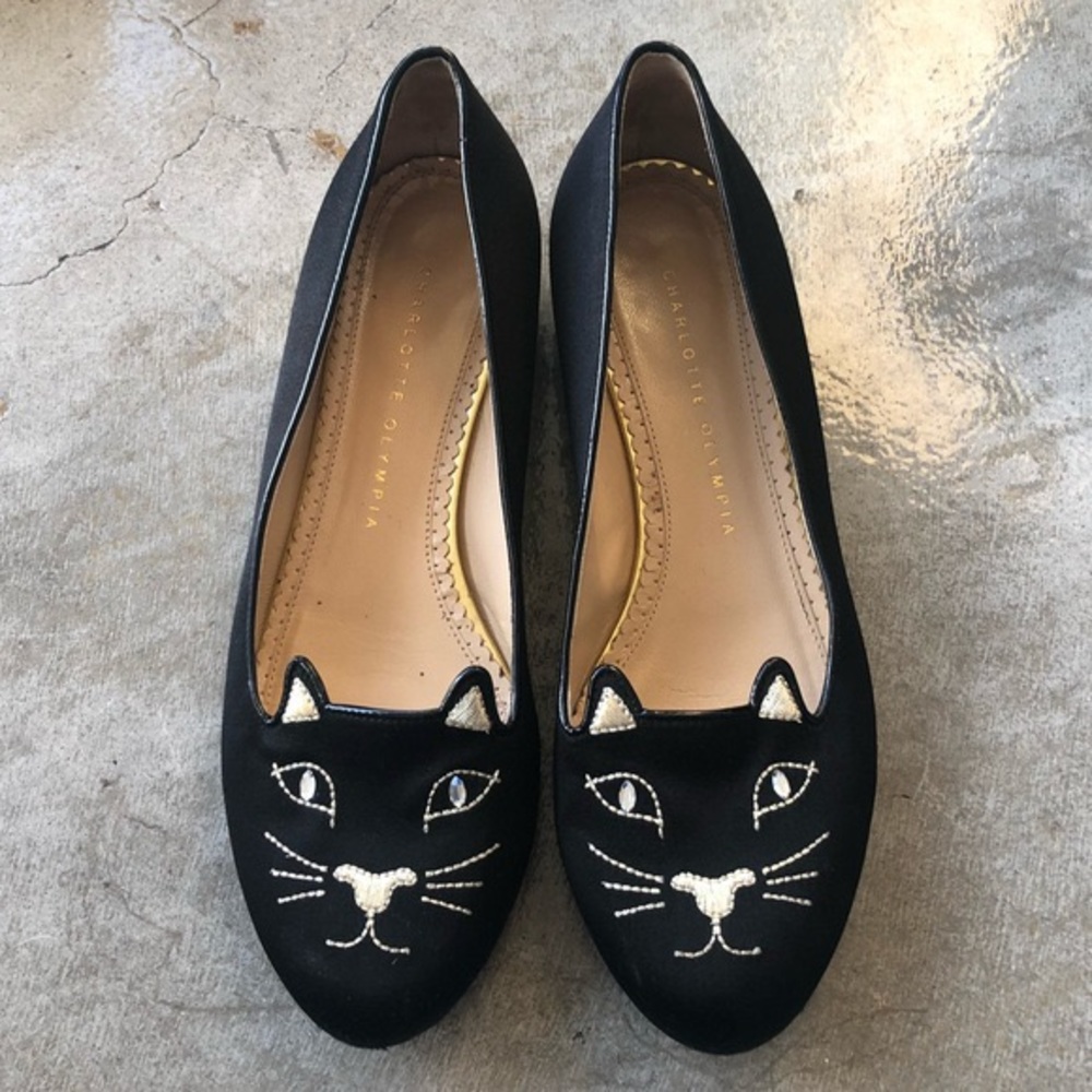 charlotte olympia kitty flats
